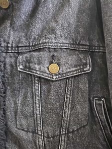 Black Denim Jacket (fleece lining)