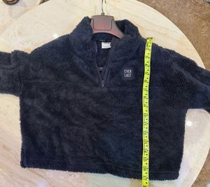 Cozy Fuzzy Quarter-Zip Pullover
