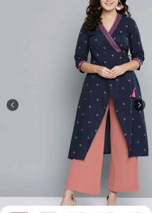 Navy Blue And Maroon 2 Set Of Kurtas