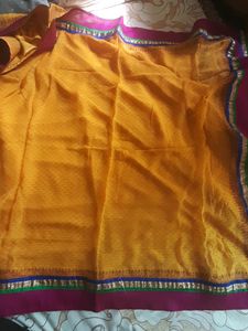 Chiffon Designer Saree With Blouse