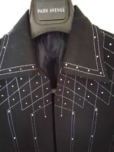 Embellished Navy blue blazer