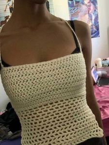 Crochet Halter Neck Top