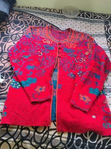 Floral Print Cardigan