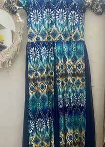 Patterned Maxi Dress