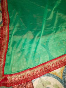Green Saree Price drop