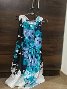 Beautiful Floral Print Sleeveless Dress