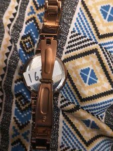 Rose Gold Analog Watch