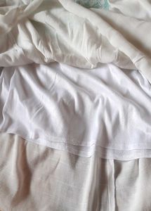 Off white Embroidered Tunic Top