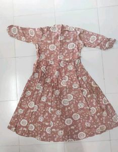 Cute Floral Print Midi Dress
