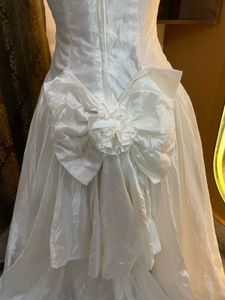 Elegant White beaded Bridal Gown