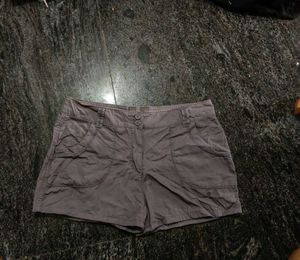 Grey Cargo Shorts
