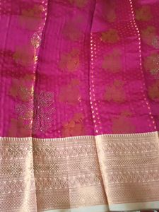 Beautiful Pink Silk Saree