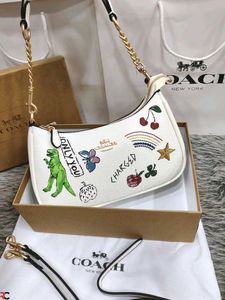 COACH* *TERI SKETCH PRINT SHOULDER BAG* WD BOX