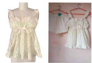 Floral Lace Trim Cami Top