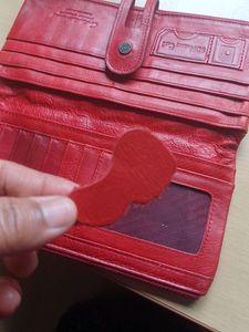 Contact Genuine Red Wallet