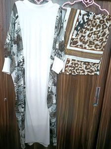 Chic Abaya with Scarf Set