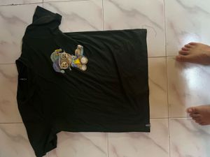 Dark Green Graphic T-Shirt