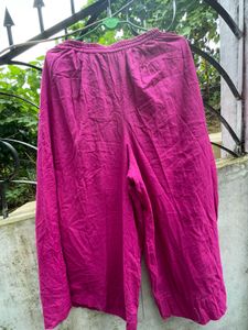 Vibrant Pink Palazzo Pants