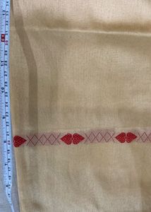 NEW Stitched Mekhla Chador Set Tussar Silk 4-6 Y