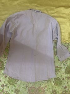 Lilac Button-Down Shirt