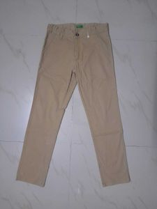 Benetton Kids Beige Trousers