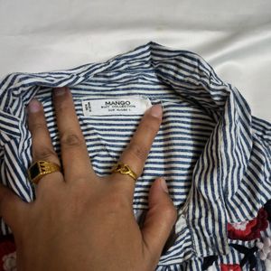 Mango Embroidered Shirt