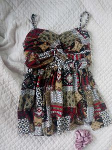 Boho Patchwork Camisole Top