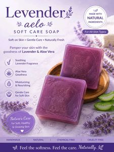Levender Aelo Soft Care Soap ( pack of 1)