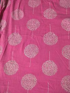 Cute Pink Dandelion Print Dress