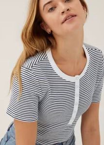 Striped Henley T-Shirt