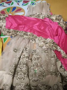 Elegant net saree Material