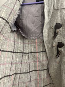 Women hooded woolen coat