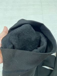 Black fleece leggings
