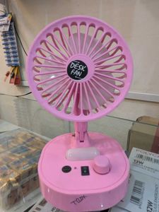 Rechargeble Desk Fan with Light
