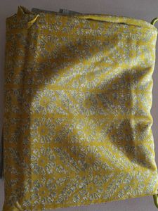 Elegant Yellow &amp; Grey Saree