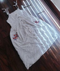 WHITE BRUNCH DRESS