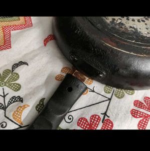 Non stick frying pan and set of 2 Kadai Combo