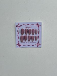 Elegant Rose Gold Press-On Nails