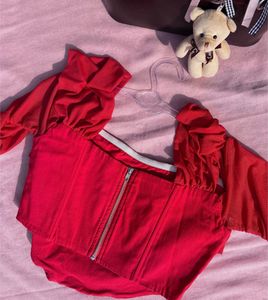 Red Corset Style Top❤️