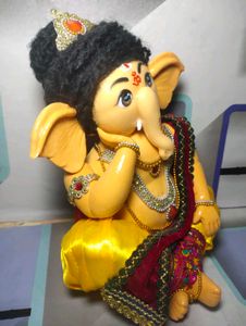 resin Cotting Handcrafted Ganesha Idol