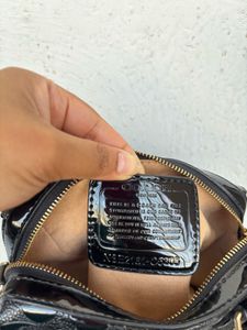 Coach Black Signature mini rowan (without charms)