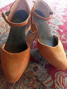 Set of two stylish Suede Heels with Ankle Strap