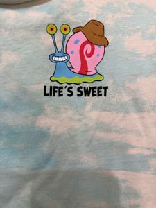 Cute Snail Tie-Dye T-Shirt