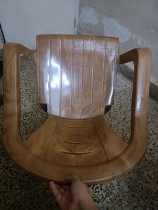 Plastic Chair - Light Brown