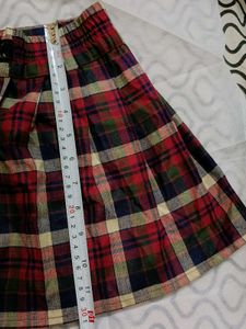 Stylish Checkered Skirt