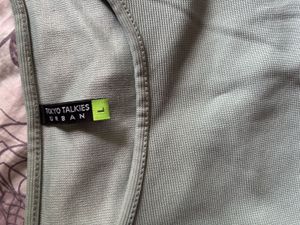 Tokyo Talkies mint green colour co-ords set
