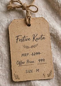 Men's Peach Kurta