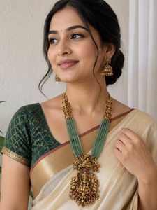 Elegant Gold Peacock Pendant Necklace & Earrings