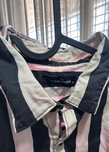 Men's Striped Short-Sleeve Shirt