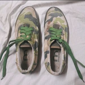 👟Mens Camo Print Canvas Sneaker Slip On Casual Shoe Military Camouflage Stylish Fabric Shoe Running Walking Sneaker For Men Boys Men's Footwear Size 43